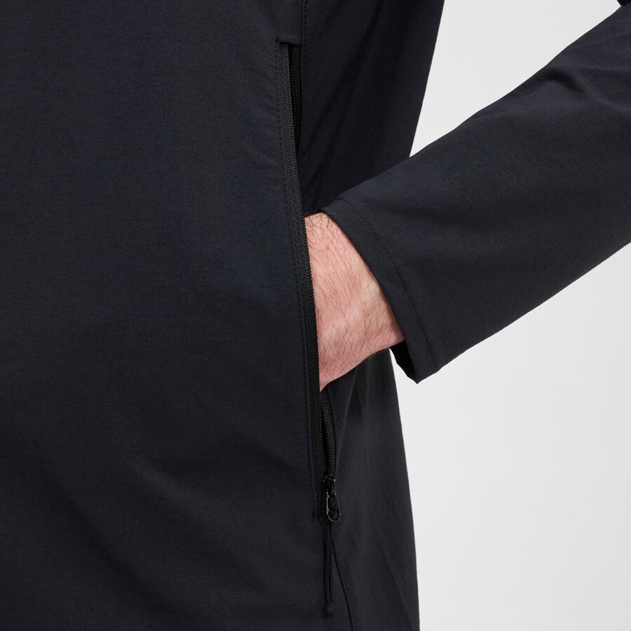 uomini ridge-roamer lite softshell jacket - black berghaus
