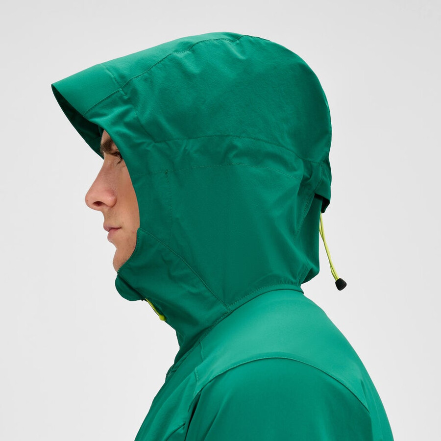 uomini ridge-roamer lite softshell giacca - verde berghaus