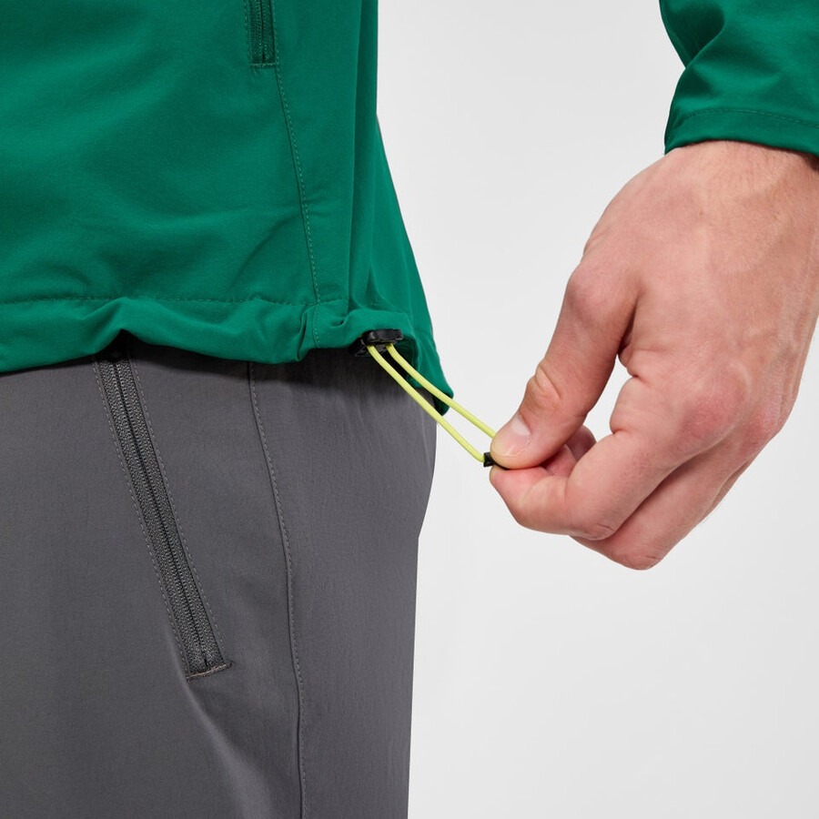 uomini ridge-roamer lite softshell giacca - verde berghaus
