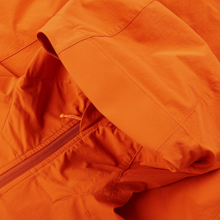 uomini ridge-roamer lite softshell jacket - arancio berghaus