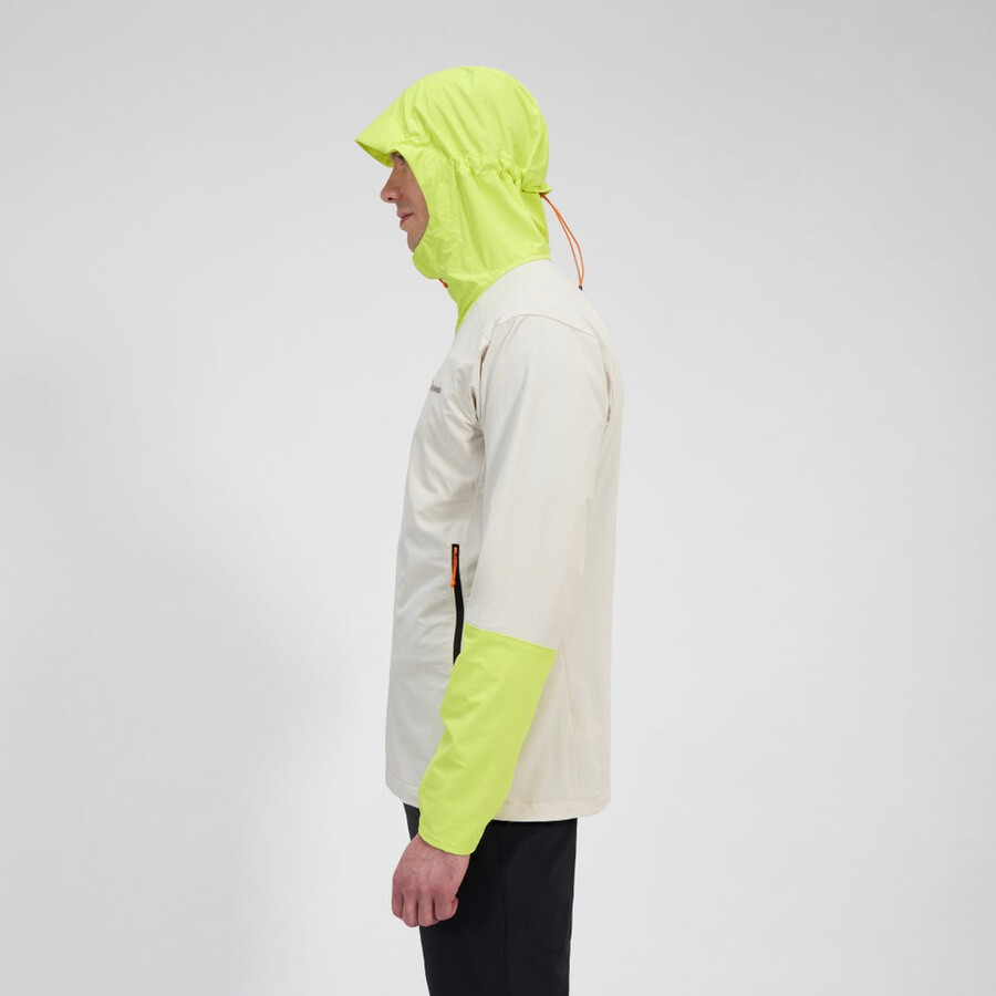 uomini ridge-roamer lite softshell giacca - grigiogiallo berghaus