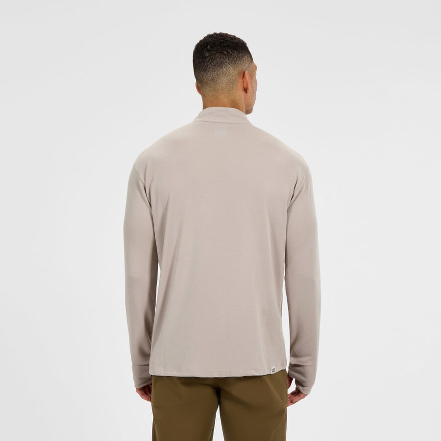 uomini ivyhill half zip top - grigio berghaus