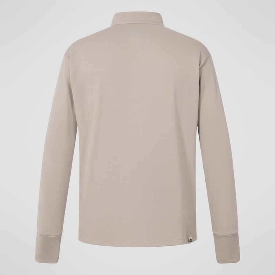 uomini ivyhill half zip top - grigio berghaus