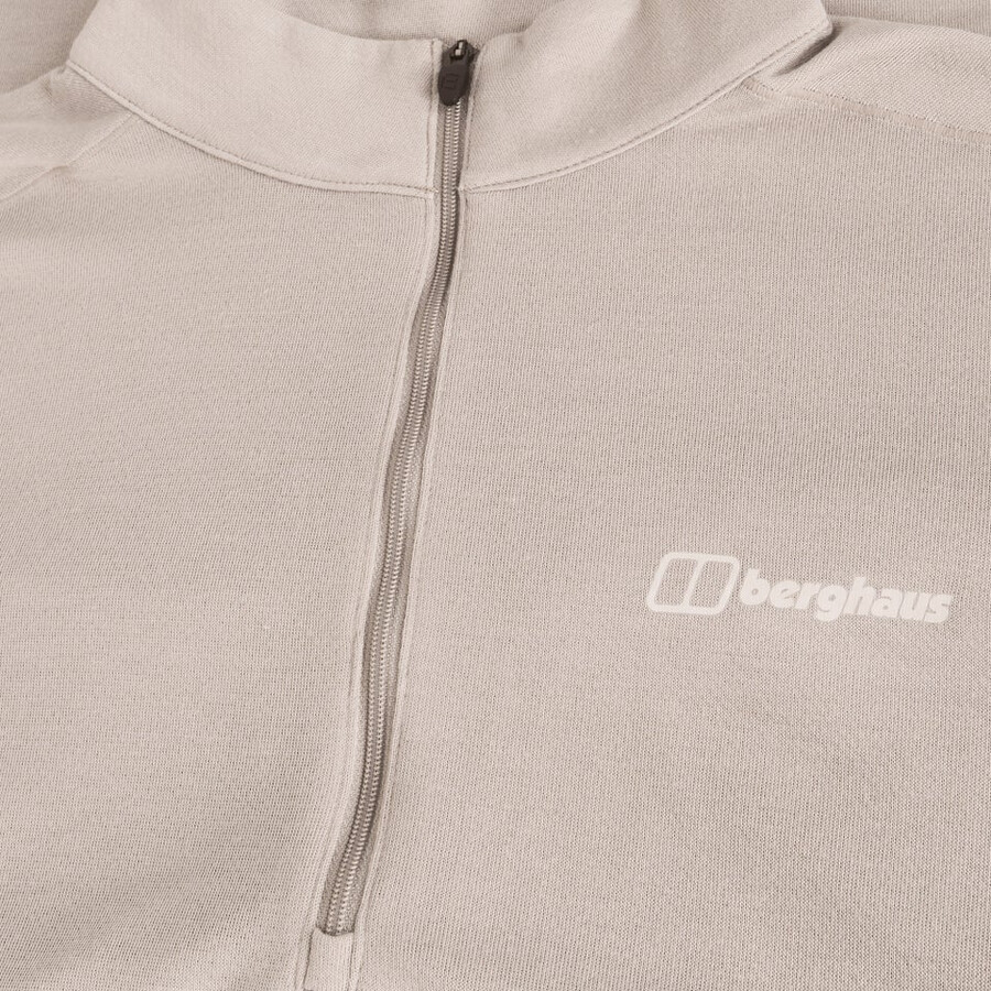 uomini ivyhill half zip top - grigio berghaus
