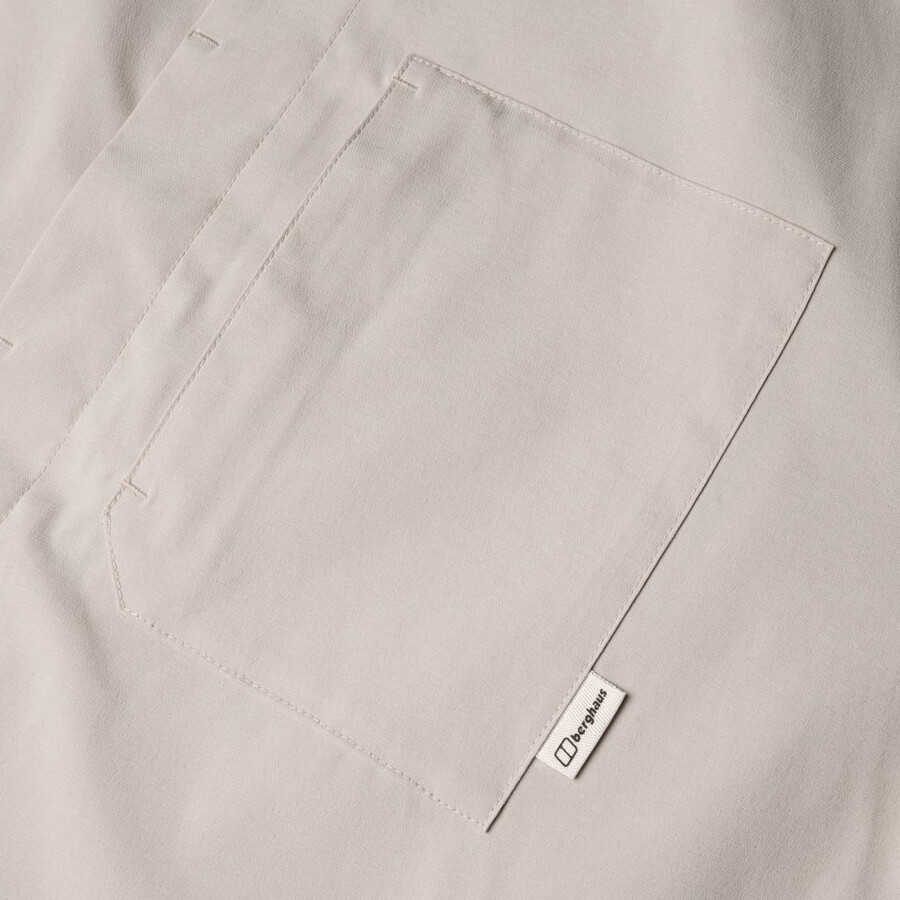 uomini explorer ls overshirt - grigio berghaus