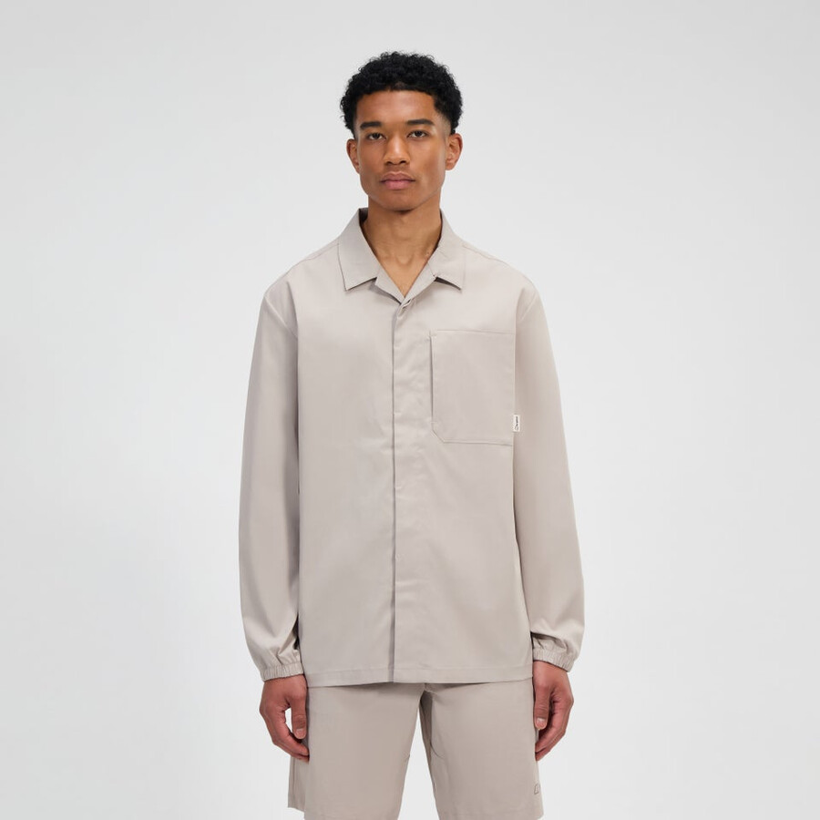 uomini explorer ls overshirt - grigio berghaus