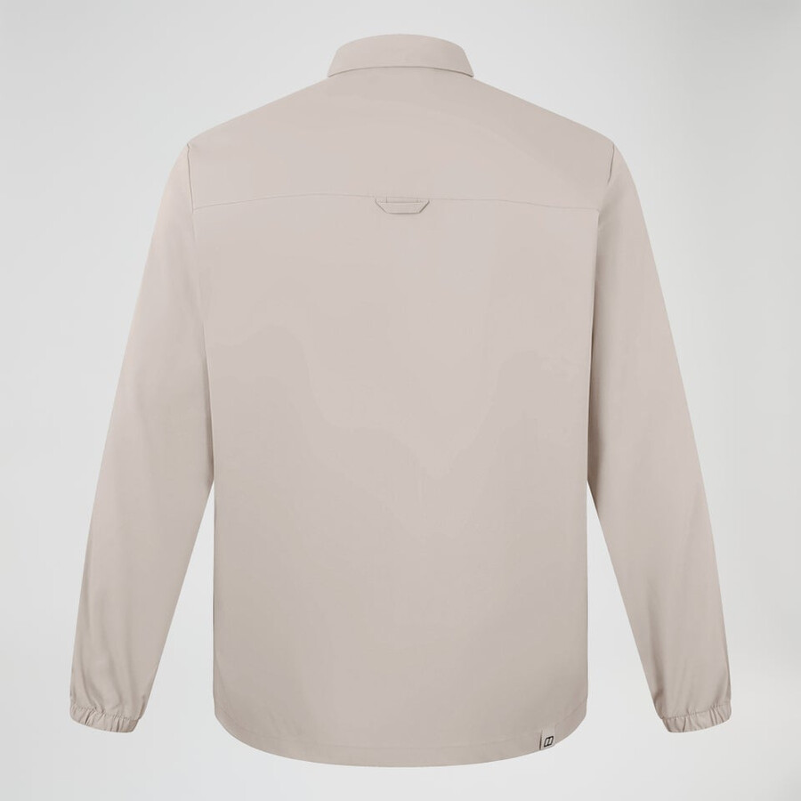 uomini explorer ls overshirt - grigio berghaus