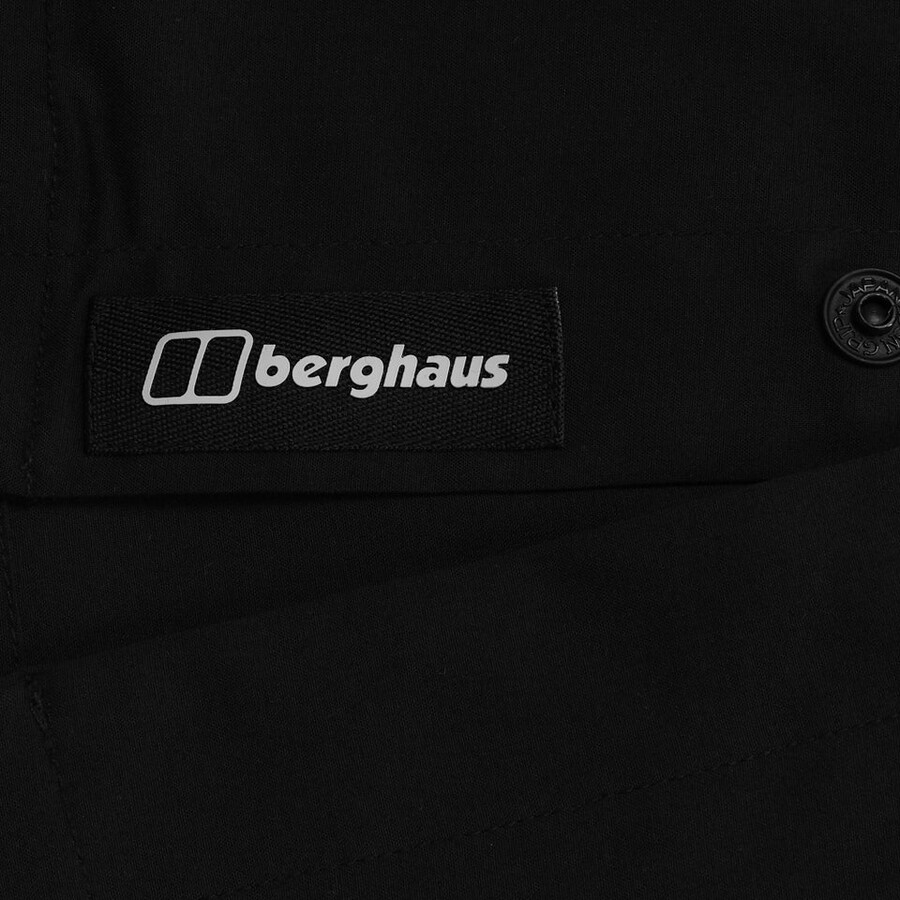 uomini explorer manica corta overshirt - nero berghaus
