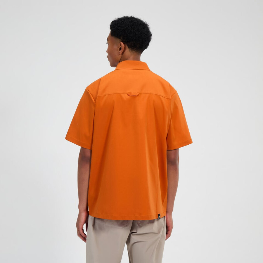 uomini explorer manica corta overshirt - arancio berghaus