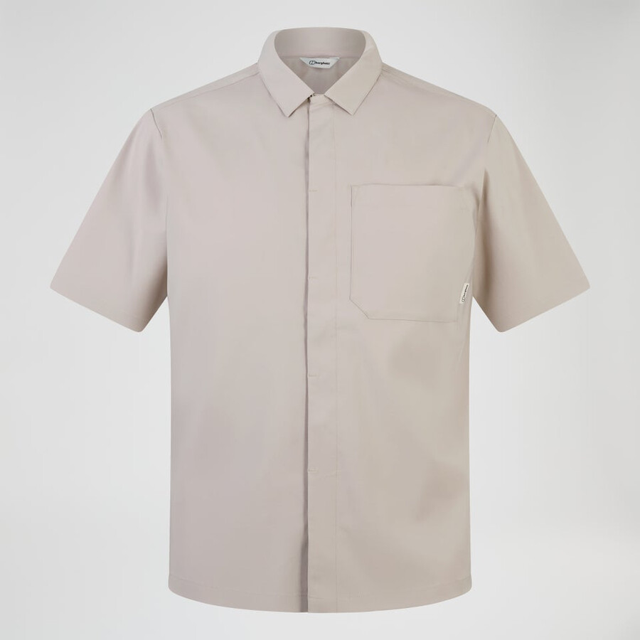 uomini explorer ss overshirt - grigio berghaus
