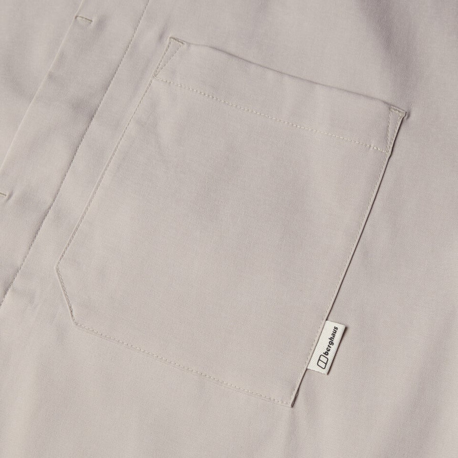 uomini explorer ss overshirt - grigio berghaus