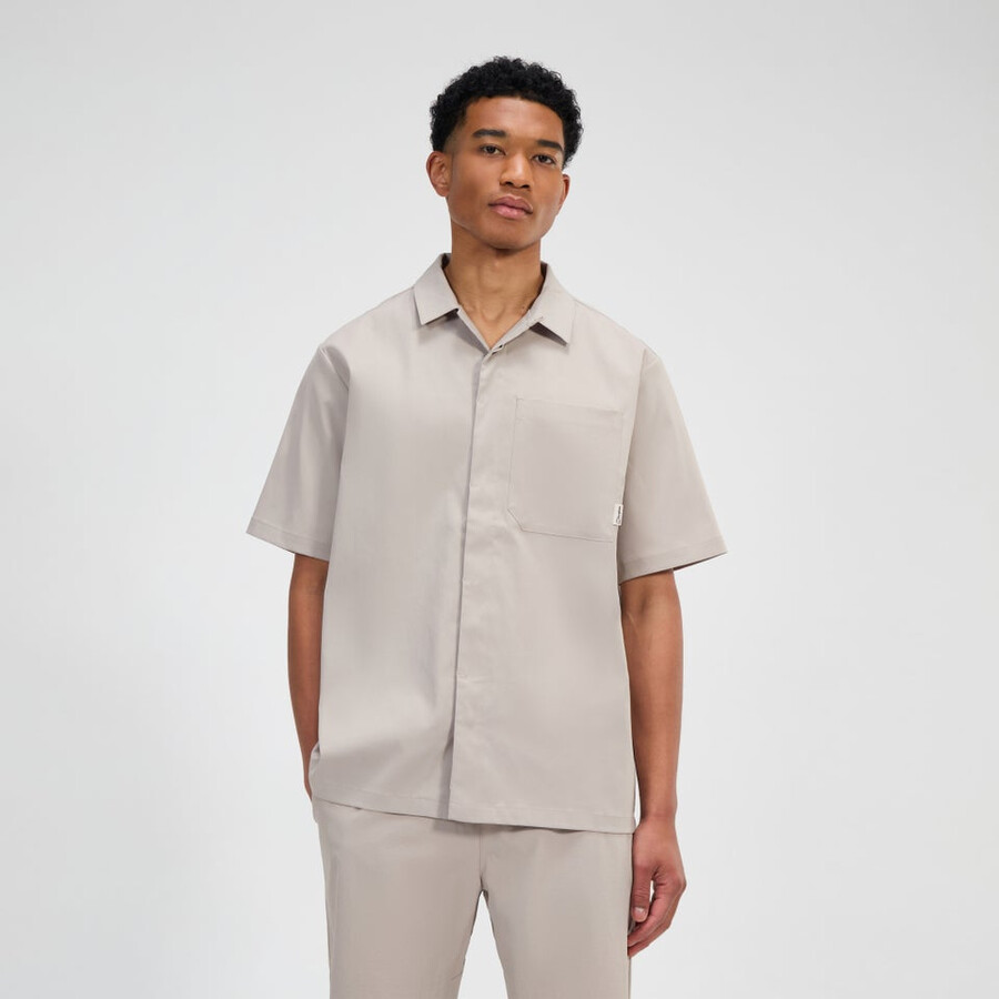 uomini explorer ss overshirt - grigio berghaus