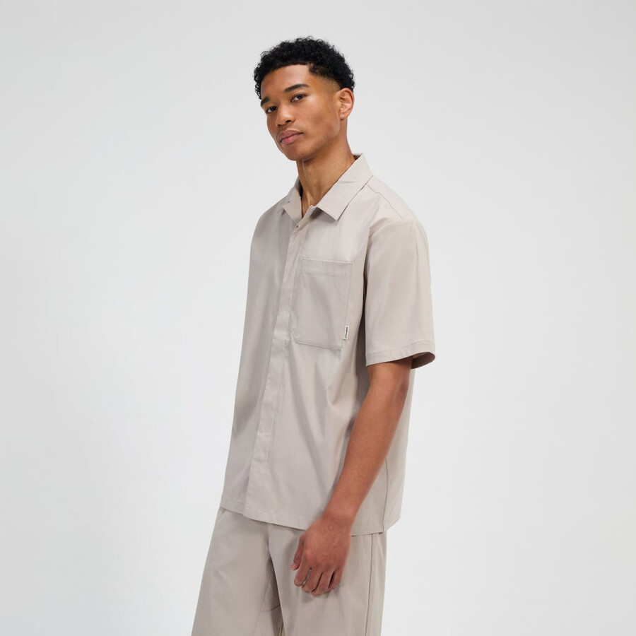 uomini explorer ss overshirt - grigio berghaus