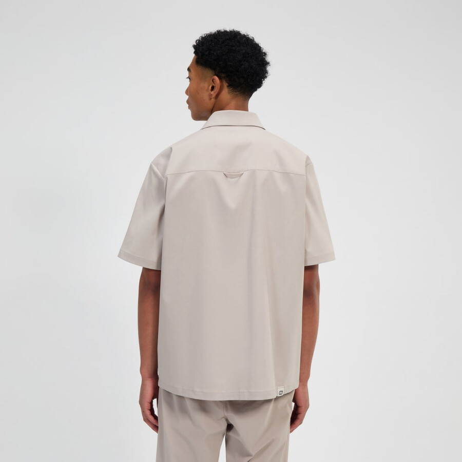 uomini explorer ss overshirt - grigio berghaus