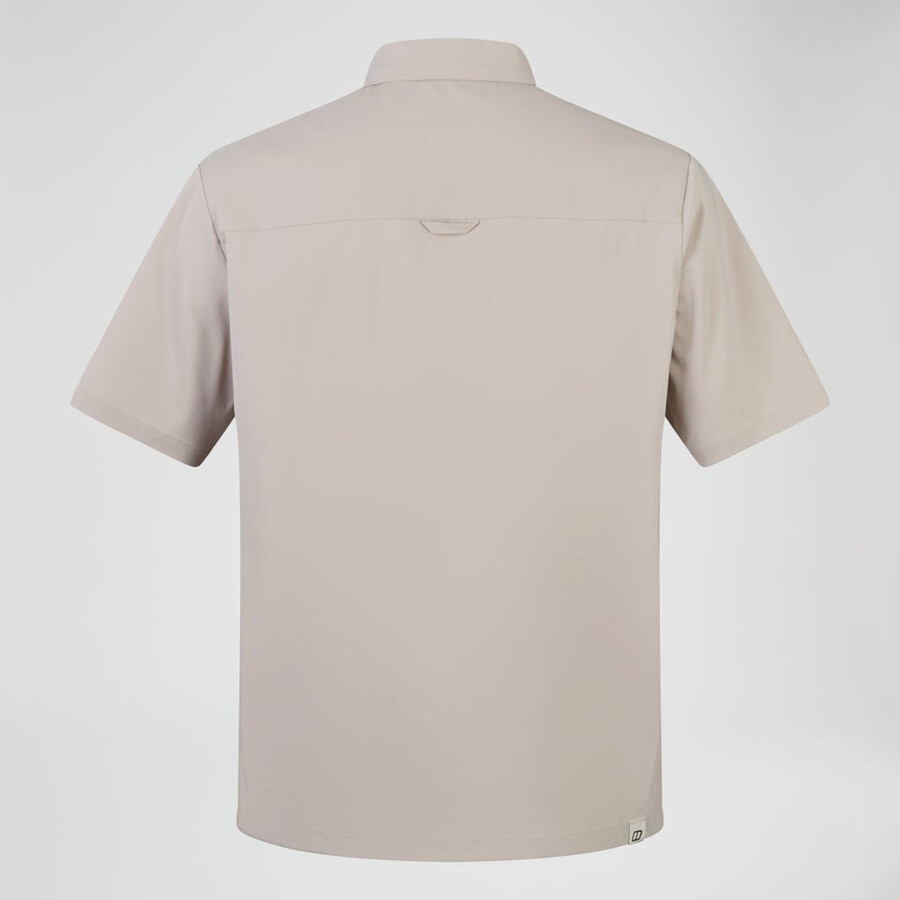 uomini explorer ss overshirt - grigio berghaus