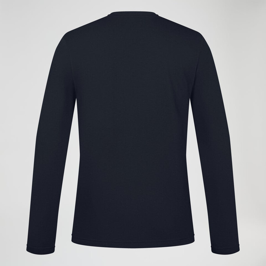 uomo berghaus grande logo manica lunga tee - black berghaus
