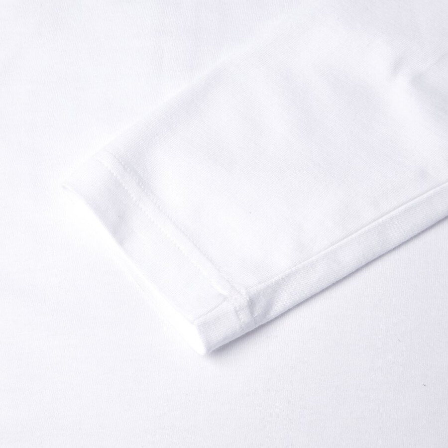 uomo berghaus grande logo manica lunga tee - bianco berghaus