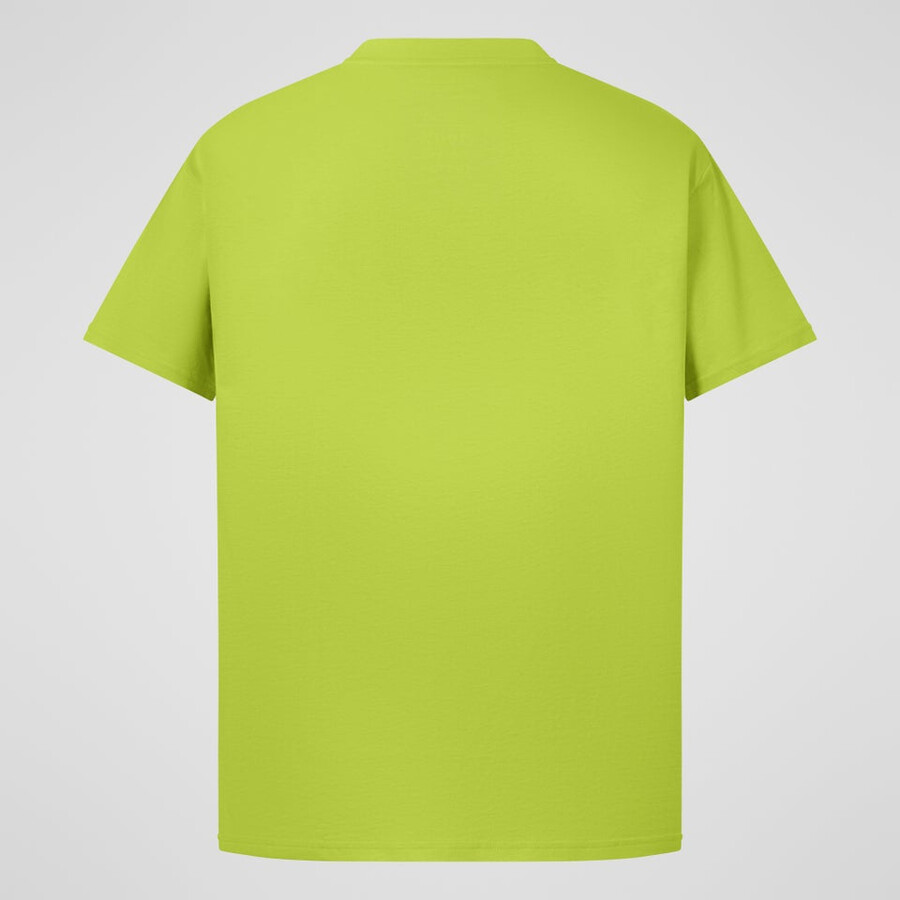 uomo berghaus classe-shirt con logo - verde lime berghaus