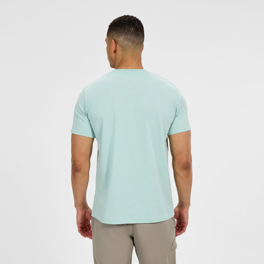 per uomini di classe-shirt con logo - verde berghaus