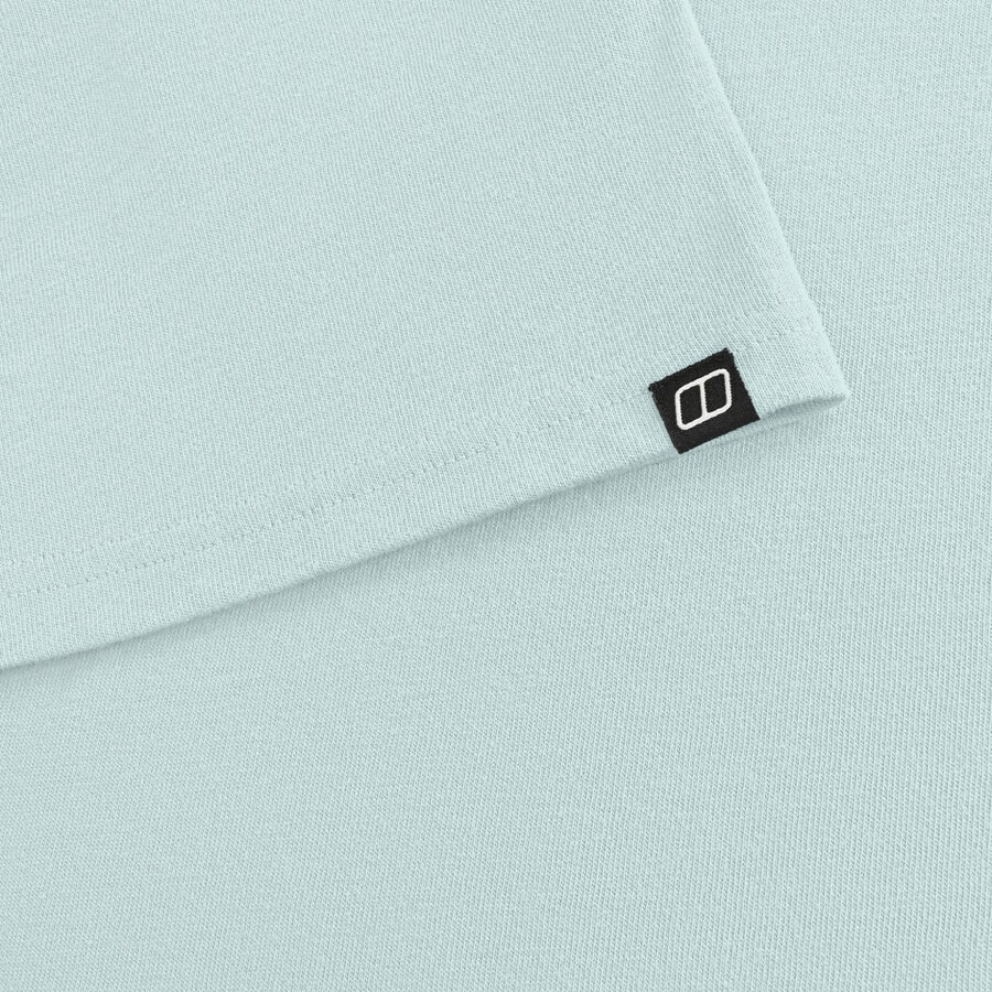 per uomini di classe-shirt con logo - verde berghaus