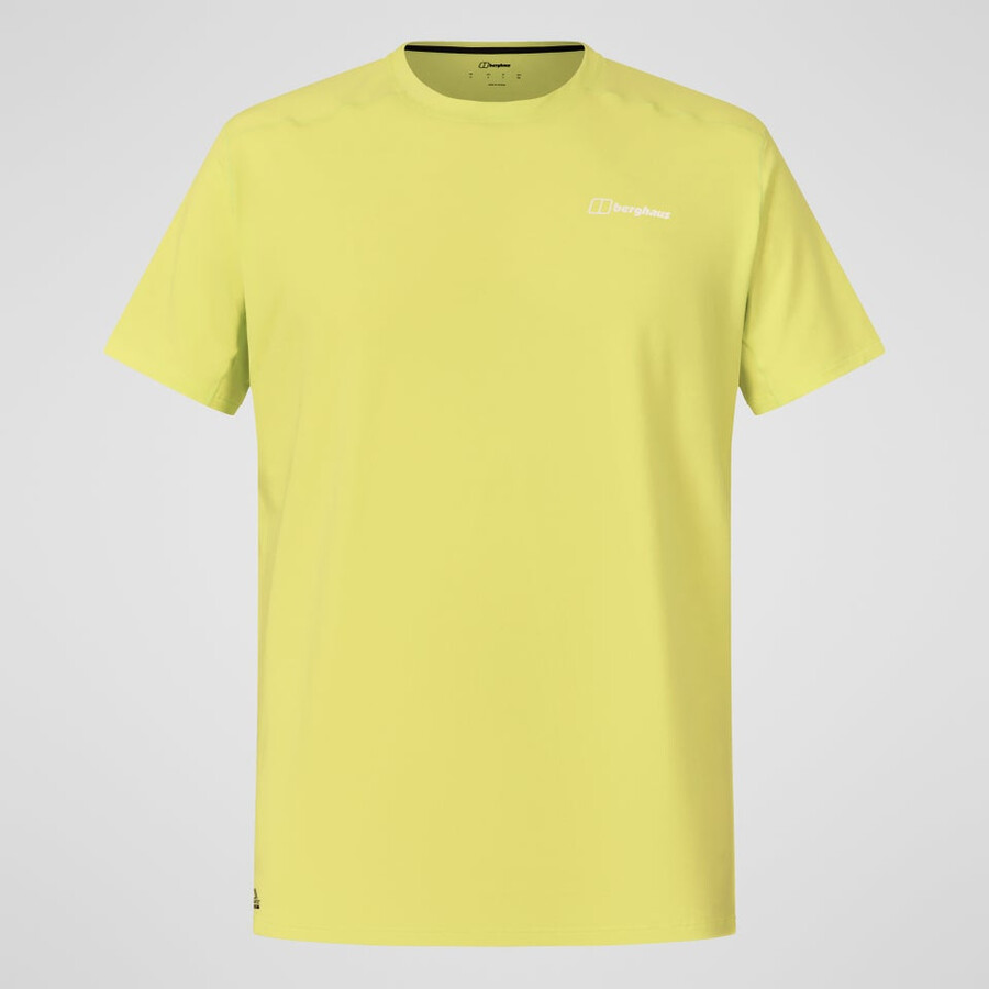 gli uomini della delta manica corta tee tech - giallo berghaus