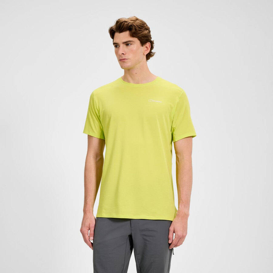 gli uomini della delta manica corta tee tech - giallo berghaus