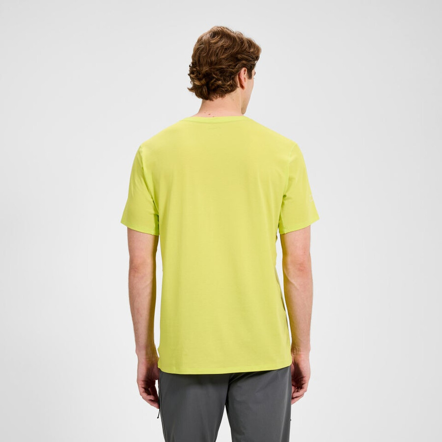gli uomini della delta manica corta tee tech - giallo berghaus