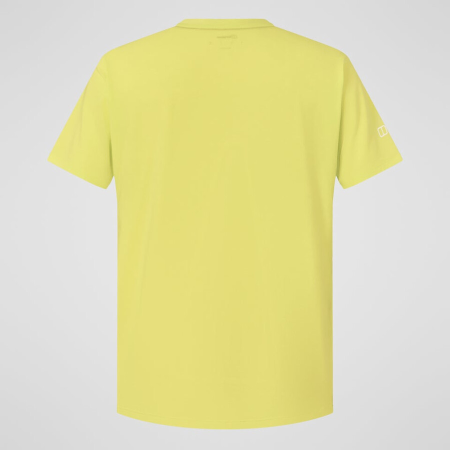 gli uomini della delta manica corta tee tech - giallo berghaus