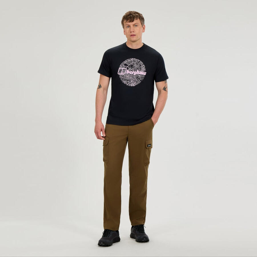 uomini mappa di toon tee - black berghaus
