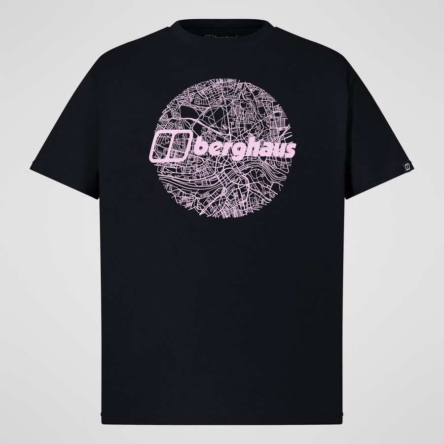 uomini mappa di toon tee - black berghaus