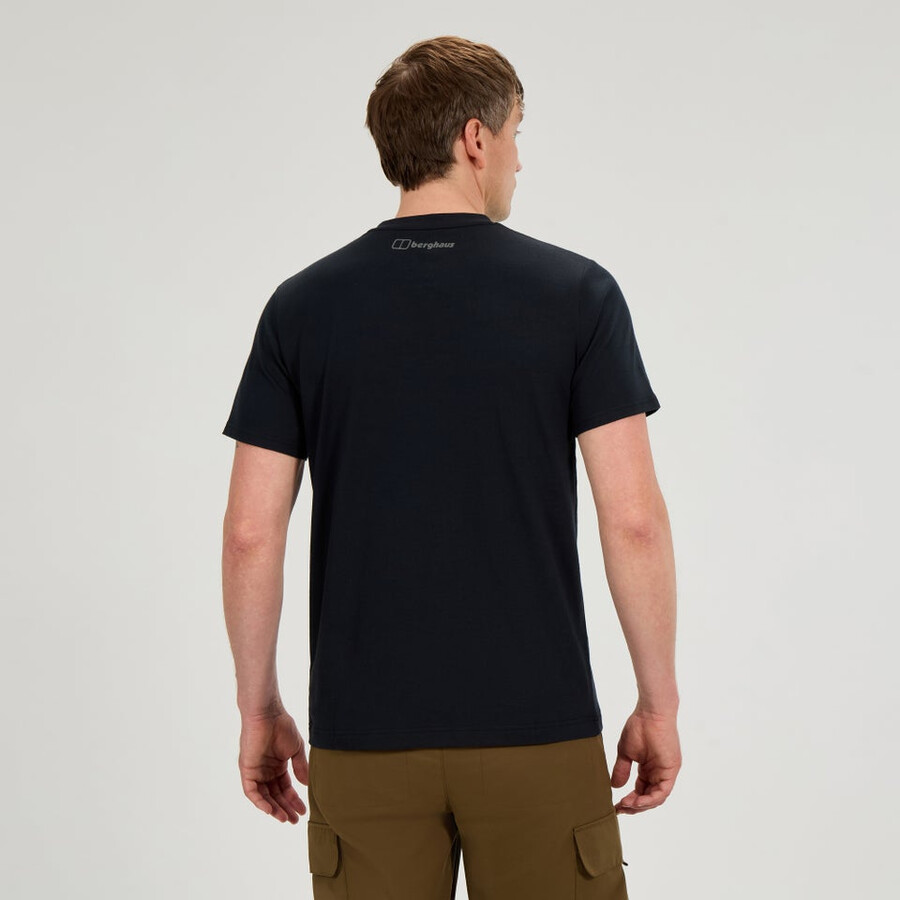uomini mappa di toon tee - black berghaus