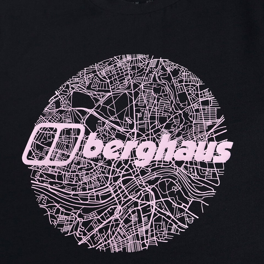 uomini mappa di toon tee - black berghaus
