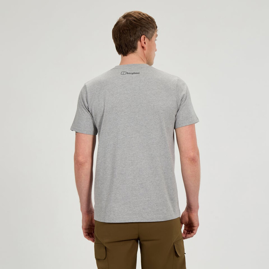 uomini mappa di toon tee grigio berghaus