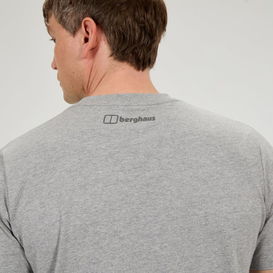 uomini mappa di toon tee grigio berghaus