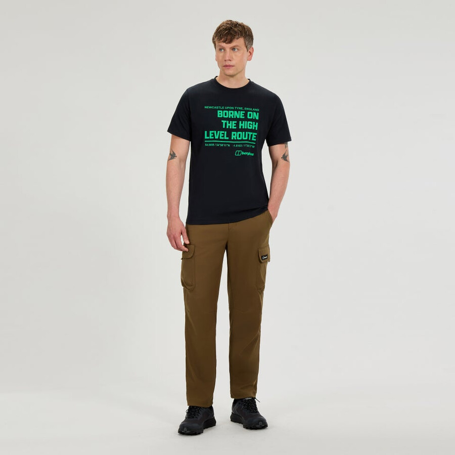 per uomini di alto livello percorso tee - black berghaus