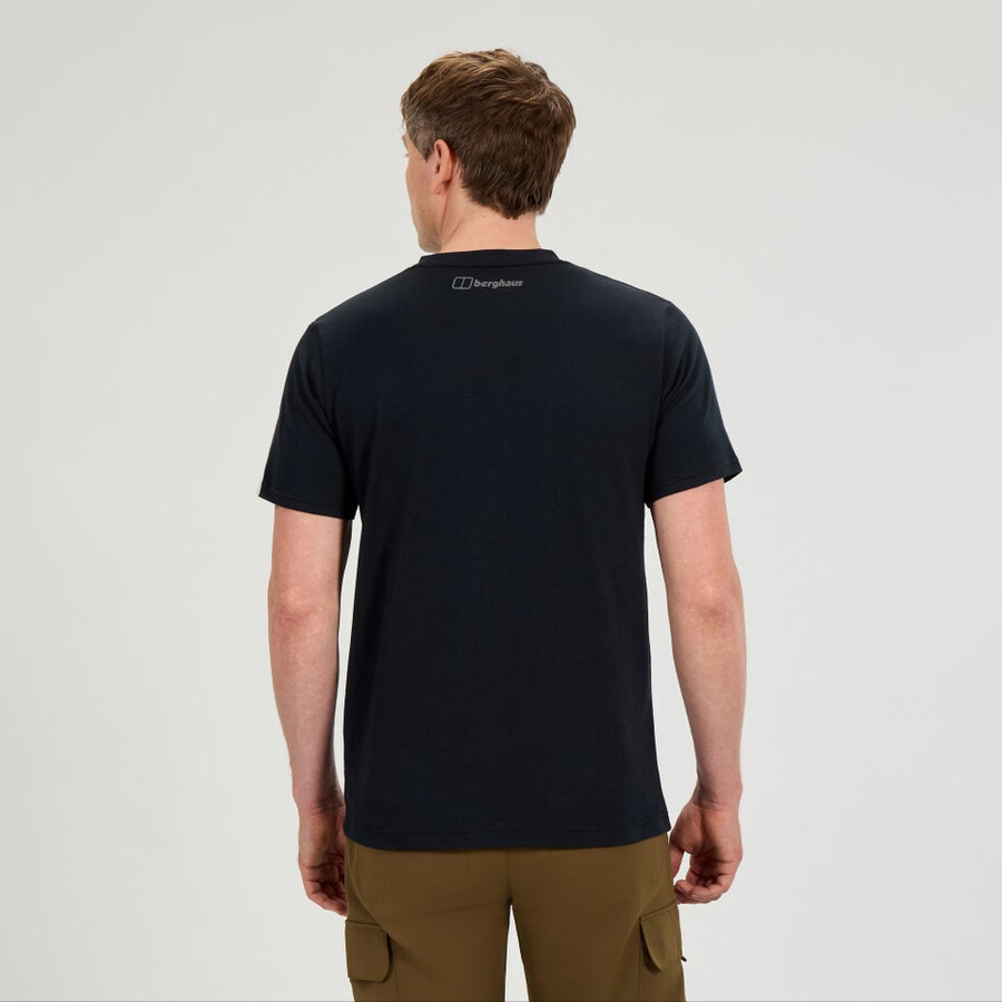 per uomini di alto livello percorso tee - black berghaus