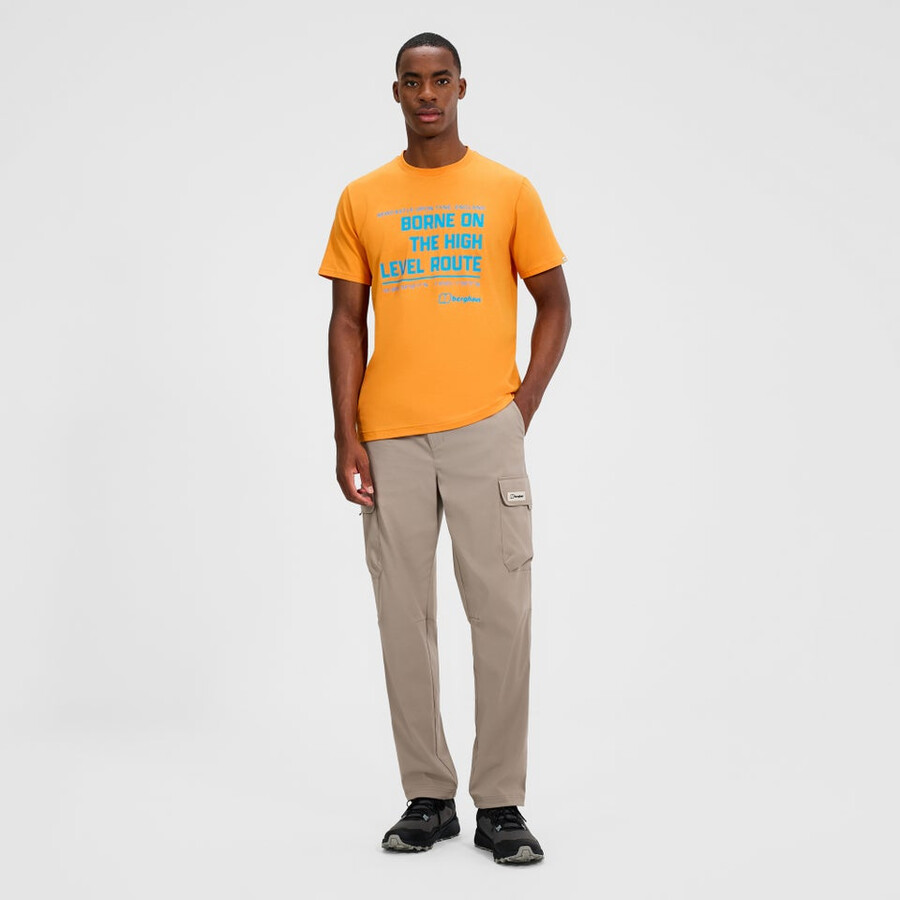 per uomini di alto livello percorso tee - arancio berghaus
