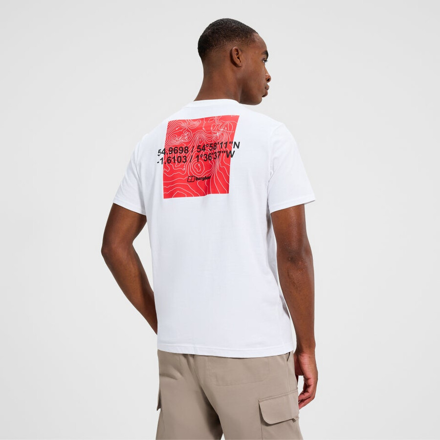 uomini coordinate tee - bianco berghaus