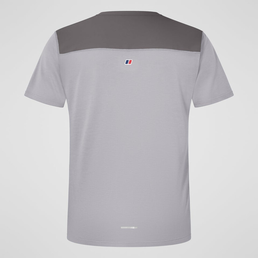 gli uomini del terreno trek tech tee grigio berghaus