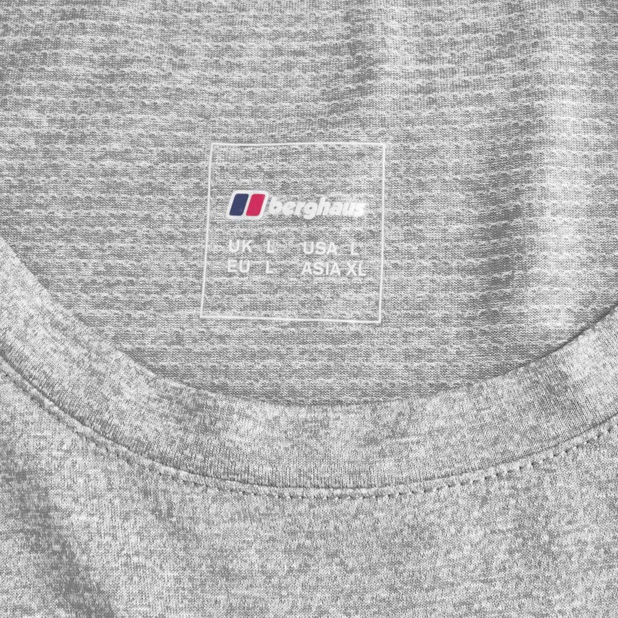 uomini firsby tech tee grigio berghaus