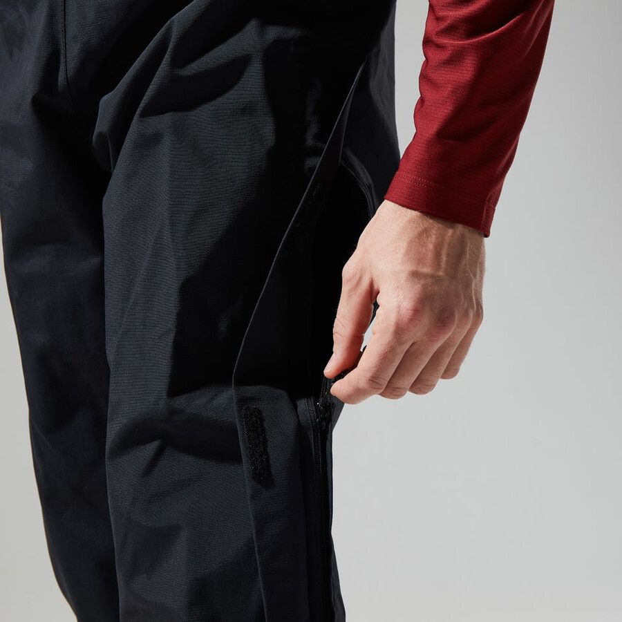 uomini hillwalker gore-tex-pant - black berghaus