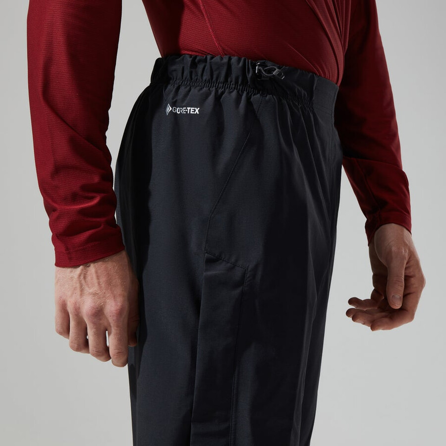 uomini hillwalker gore-tex-pant - black berghaus