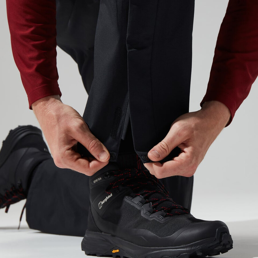 uomini hillwalker gore-tex-pant - black berghaus