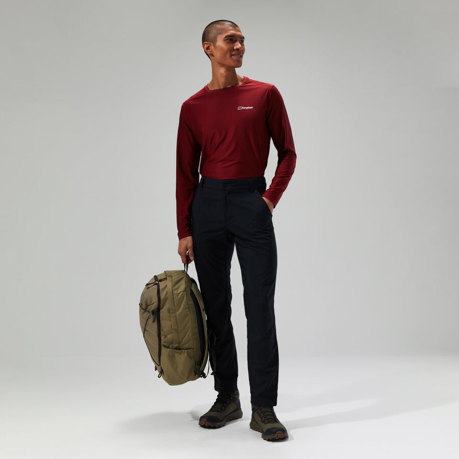 uomini navigator 2.0 pantaloni - nero berghaus