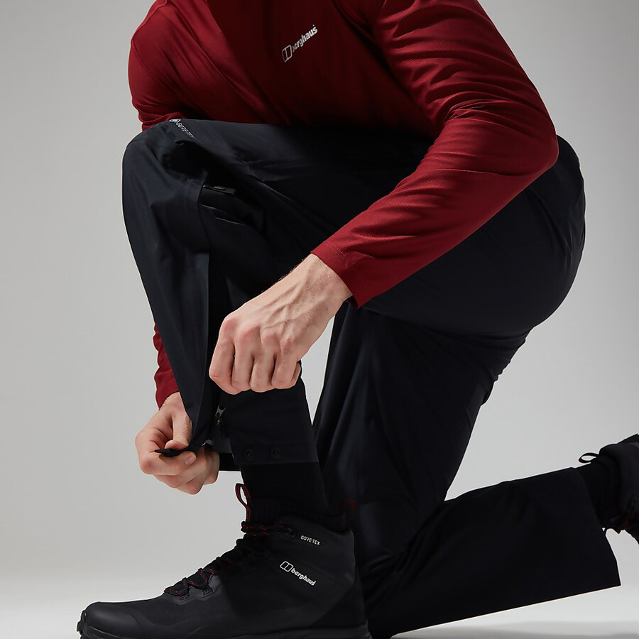 uomini paclite gore-tex-pant - black berghaus