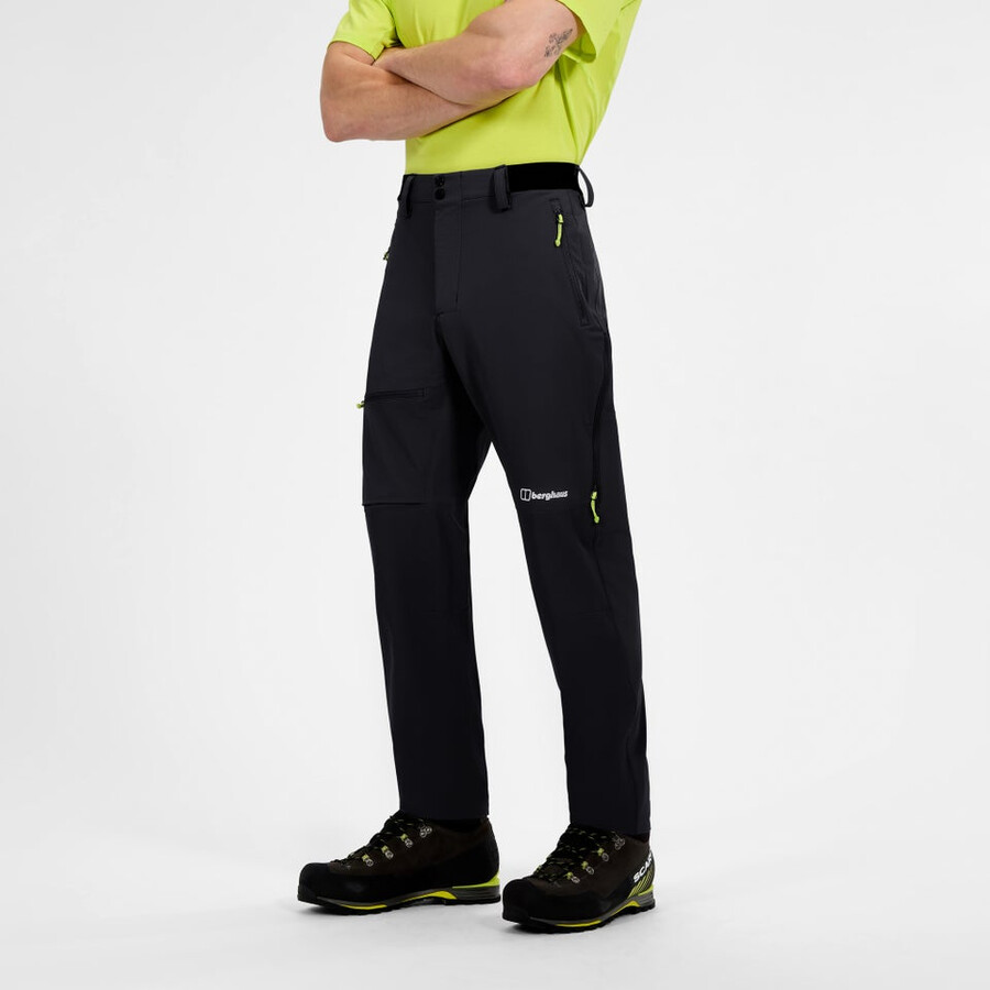 uomini mtn guida alpina pant - black berghaus