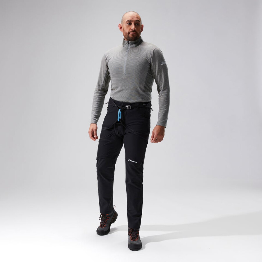 uomini mtn guida alpina pant - black berghaus