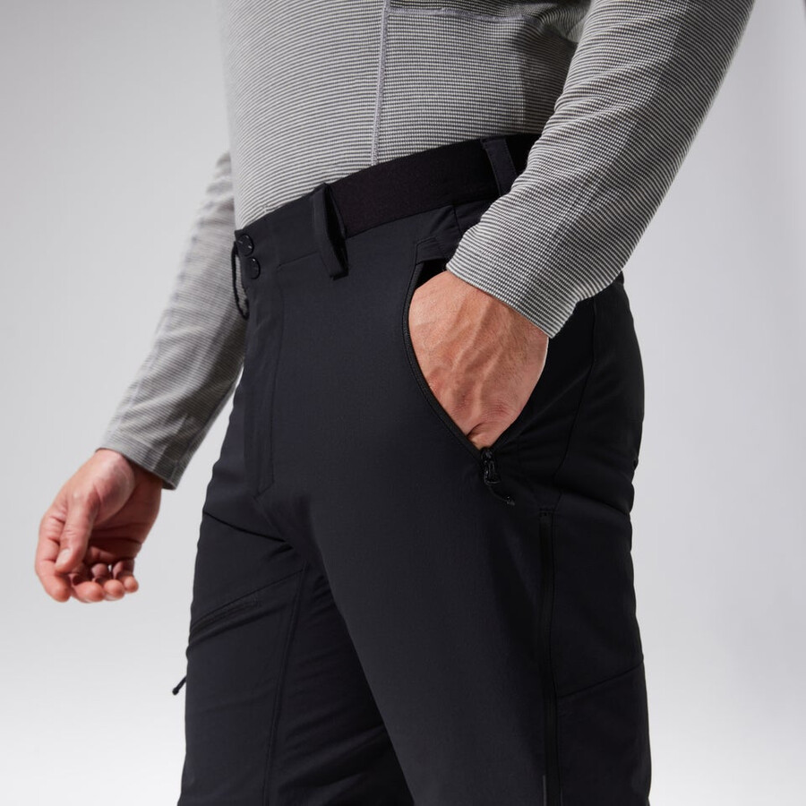 uomini mtn guida alpina pant - black berghaus