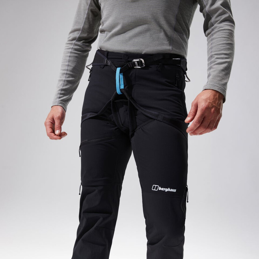 uomini mtn guida alpina pant - black berghaus