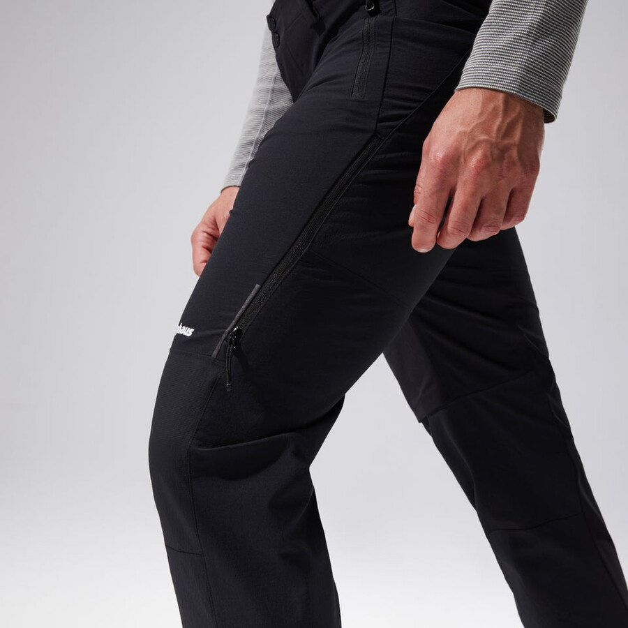 uomini mtn guida alpina pant - black berghaus